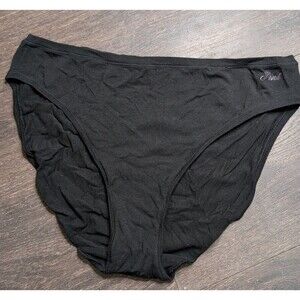 Pink VICTORIA'S SECRET XXL BLACK LIGHTWEIGHT LOGO PANTIES New Without (322D)